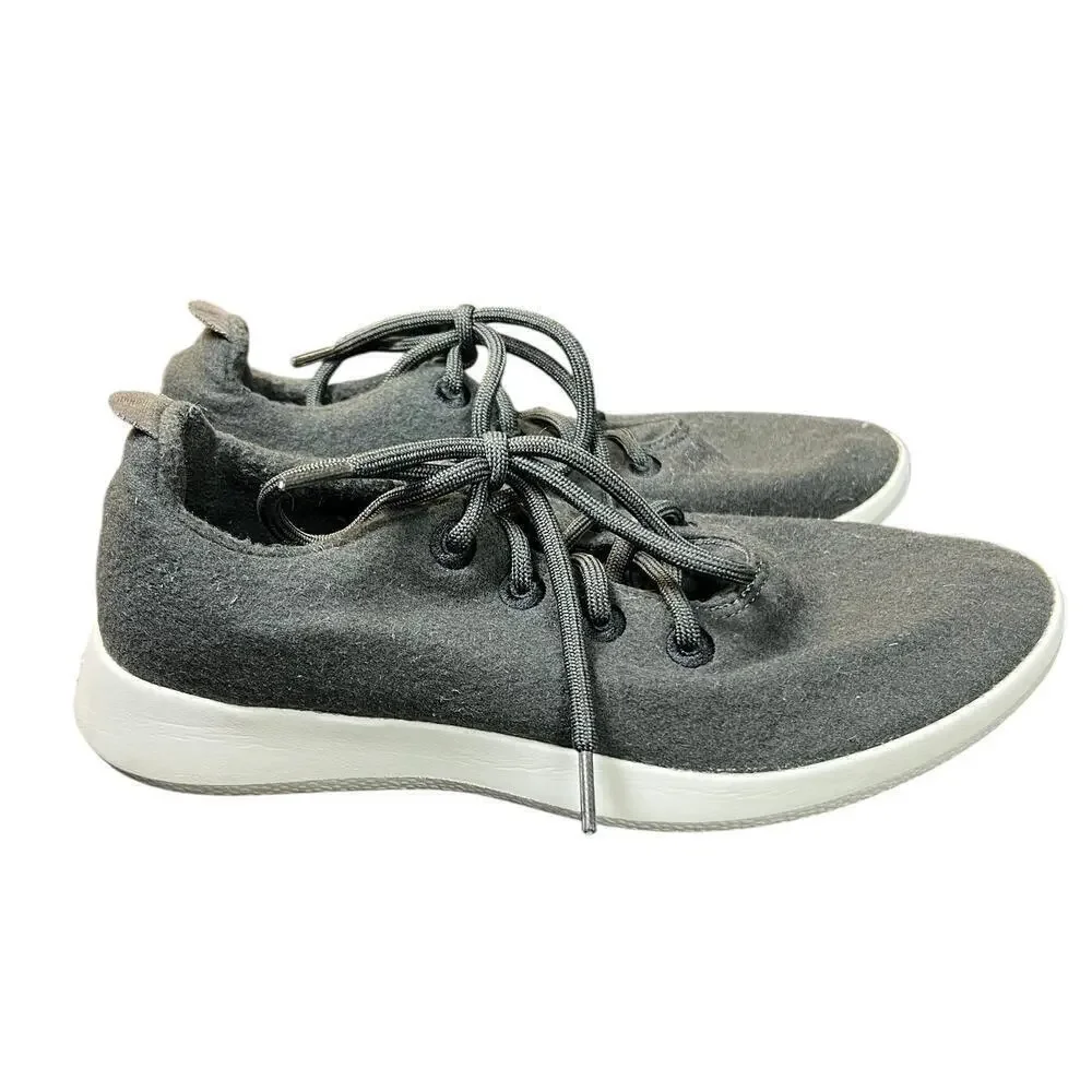 Allbirds Women's Green Merino Wool Running Sneakers Lace Up W10